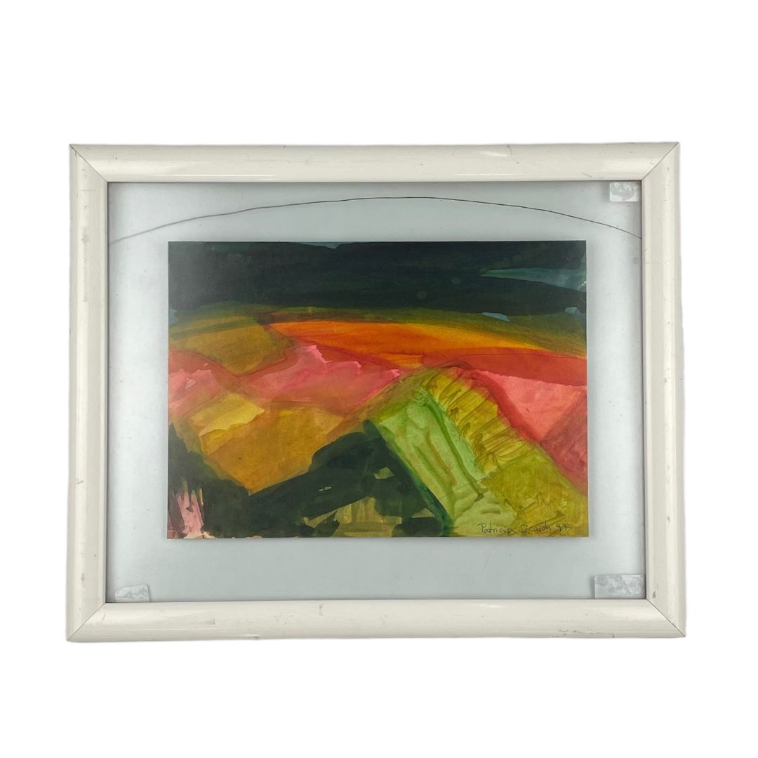ANONIMO  Arte con Vidrio  Estilo  Abstracto  Medida 47cm X 34cm
