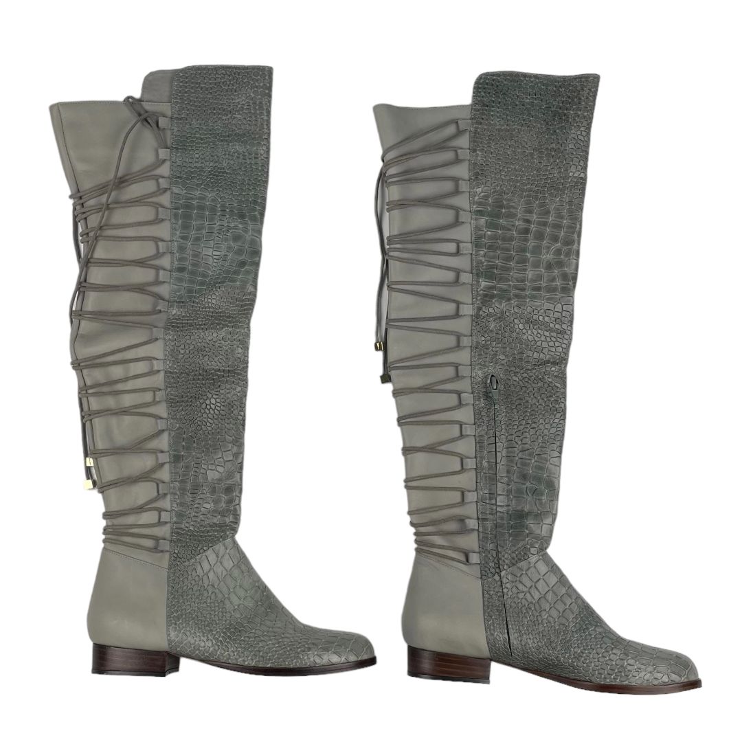 Bota Bucanera  VALDEZ  Color Gris Talle 37