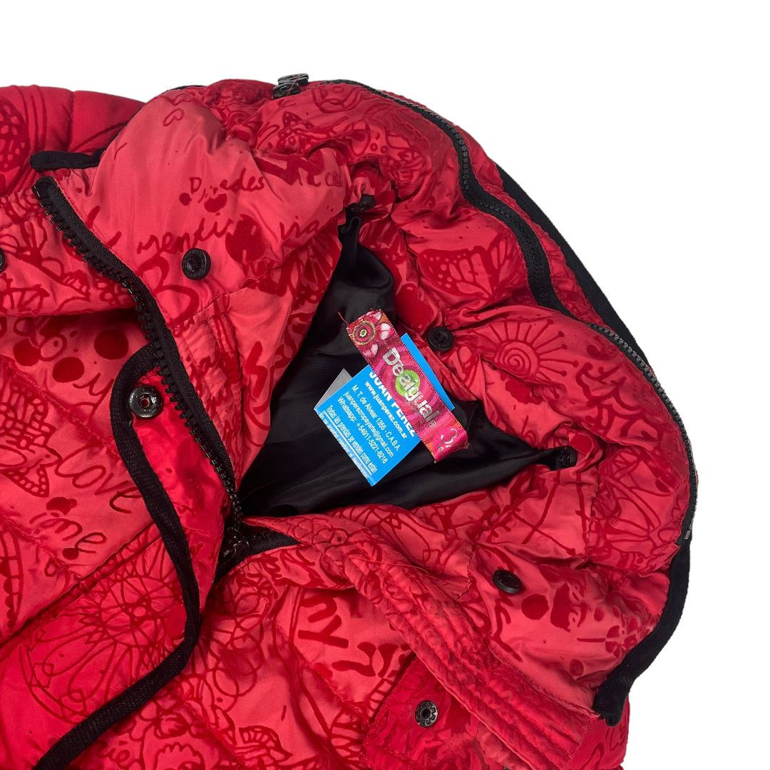 Campera  DESIGUAL  Color Rojo Talle 4