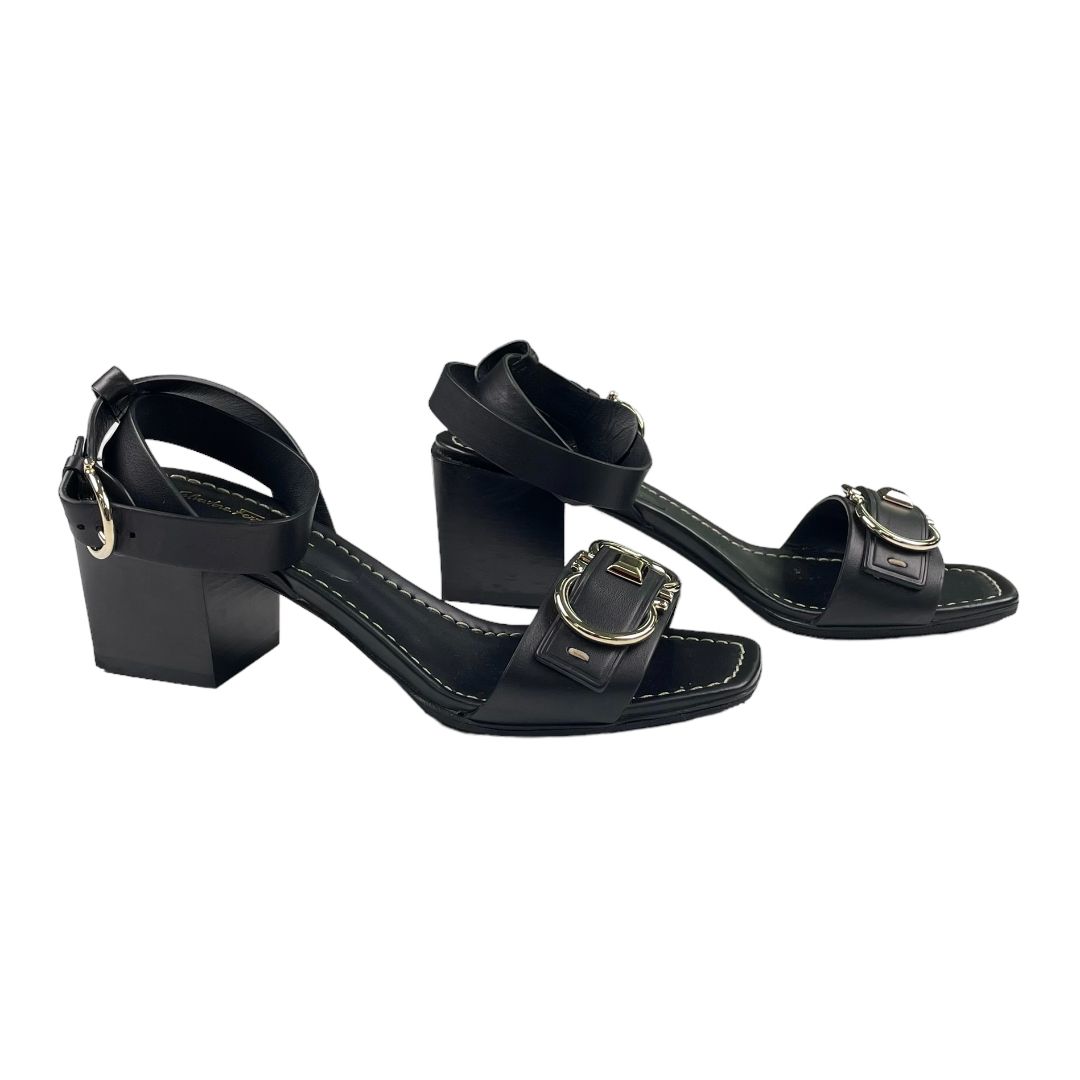 Sandalias  FERRAGAMO  Color Negro Talle 35,5