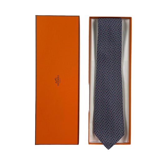 Corbata  HERMES  Color Varios  Estampado Talle Unico