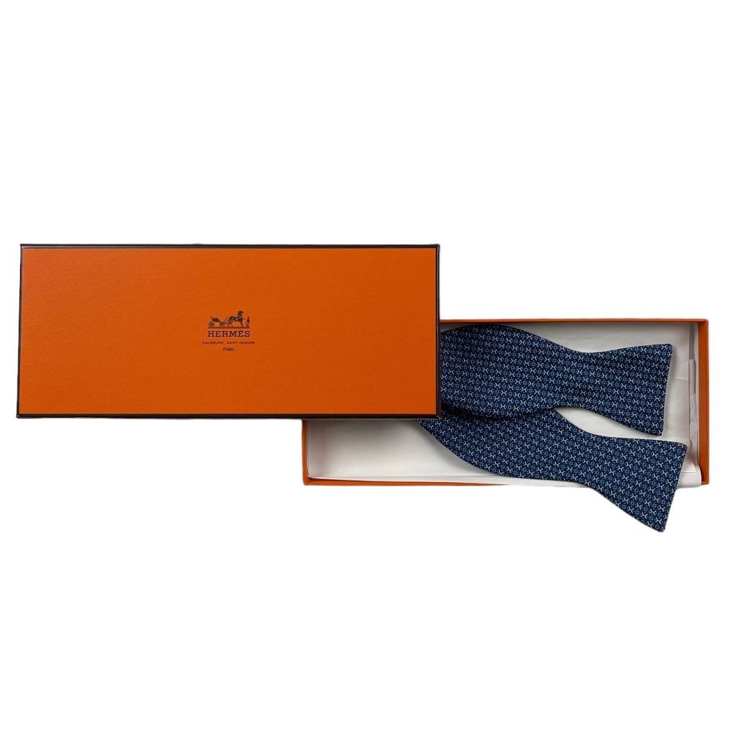 Moñito  HERMES  Color Azul Talle Unico