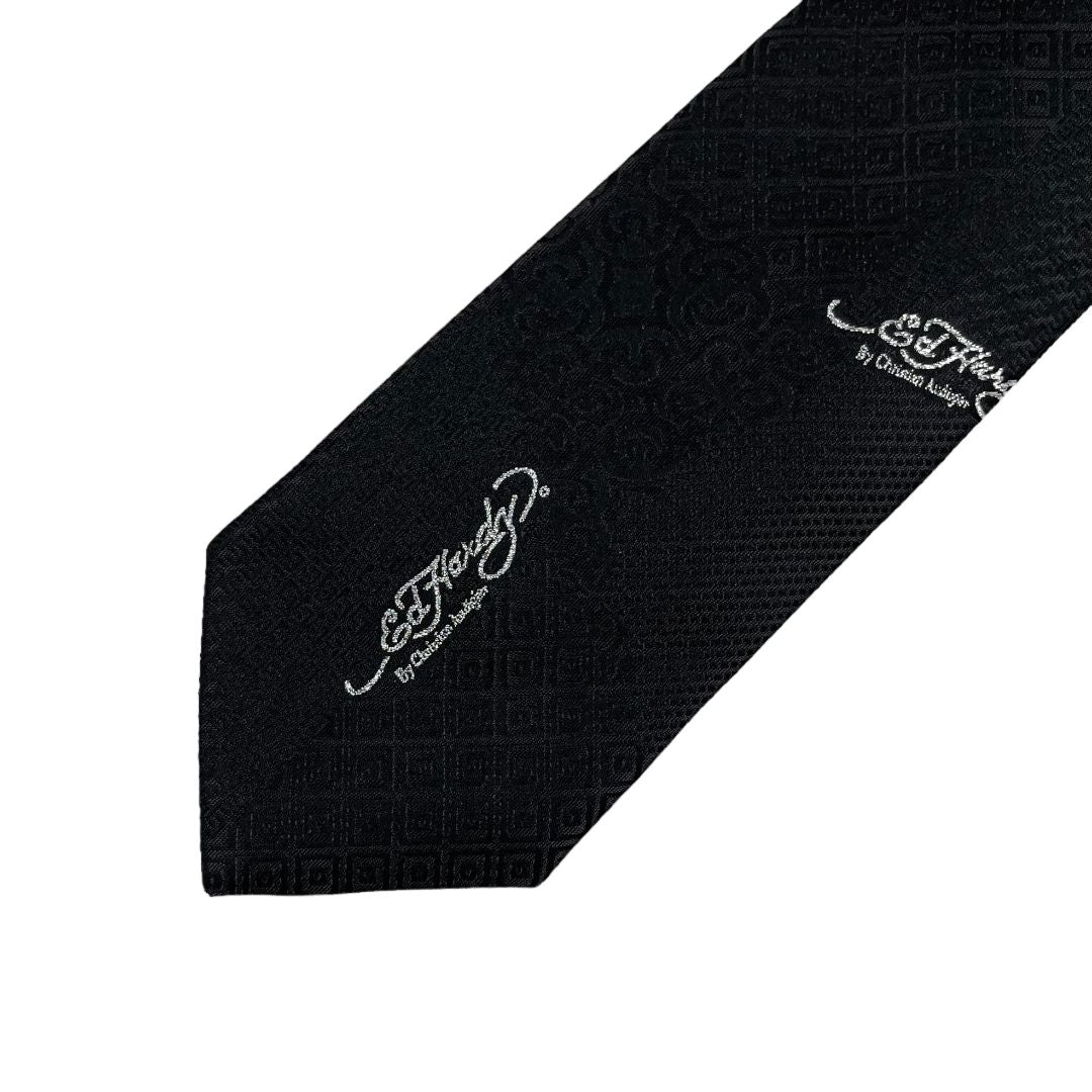 Corbata  ED HARDY  Color Negro Talle Unico