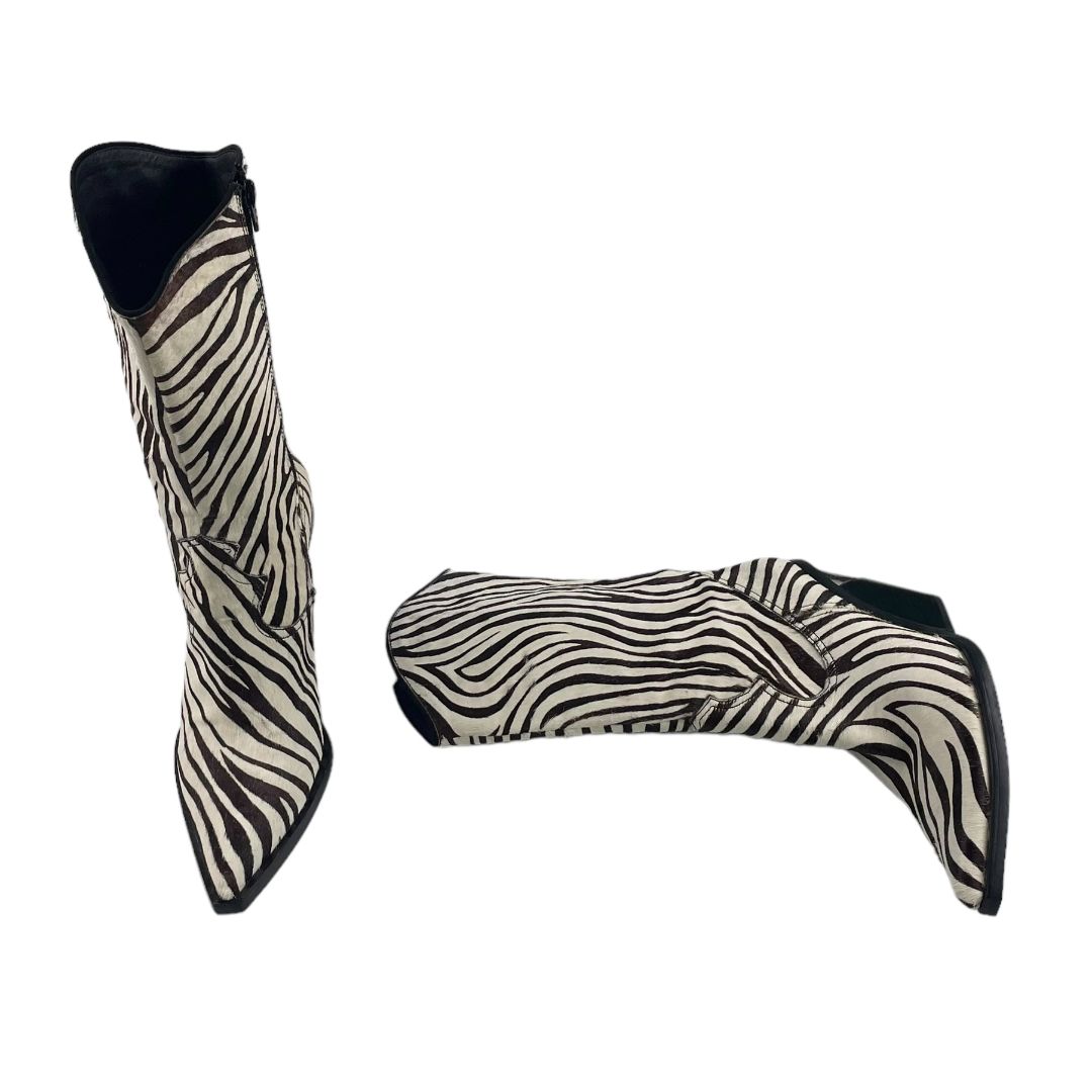 Bota Cowboy  JEFFREY CAMPBELL  Color Varios  Zebra Talle 40