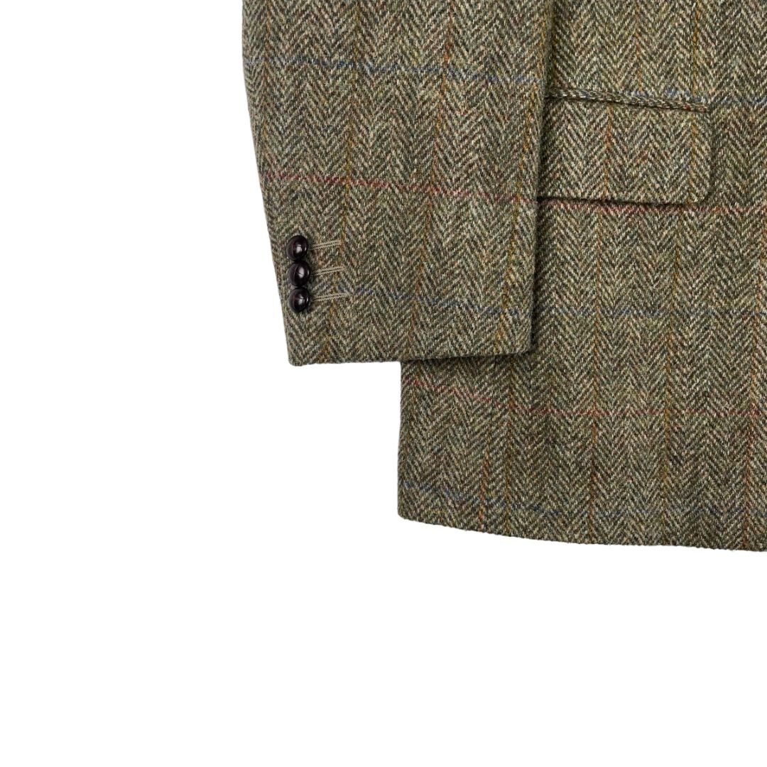 Saco  HARRIS TWEED  Verde Talle 44