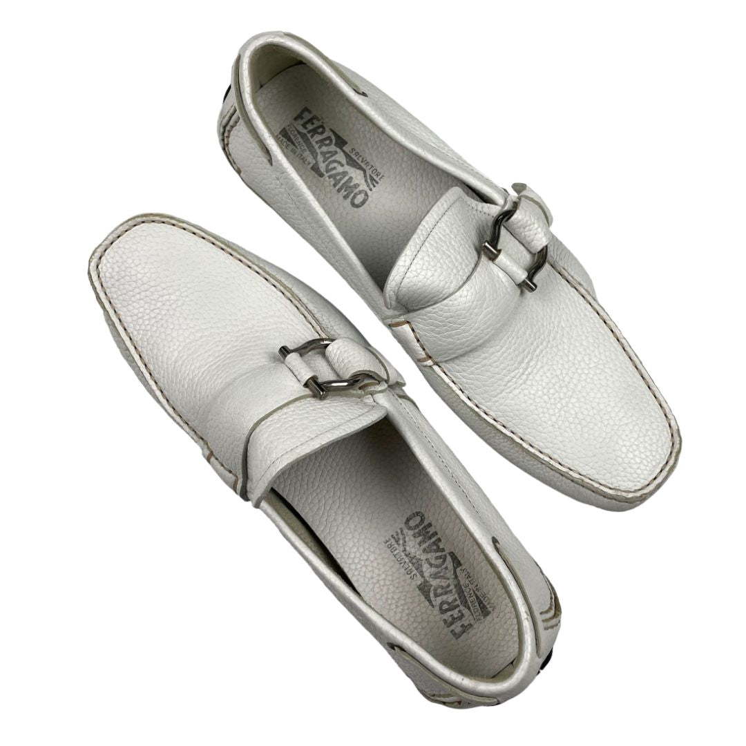 Zapatos  FERRAGAMO  Color Blanco Talle 9