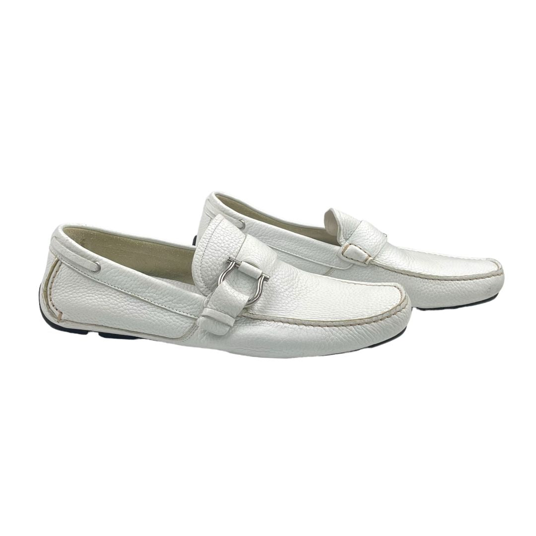 Zapatos  FERRAGAMO  Color Blanco Talle 9