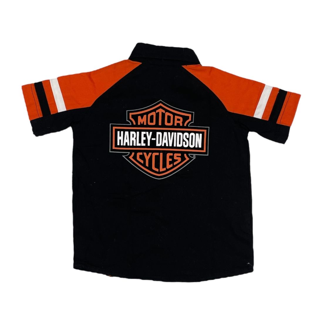 Conjunto X3  HARLEY DAVIDSON  Color Negro y Naranja Talle 12