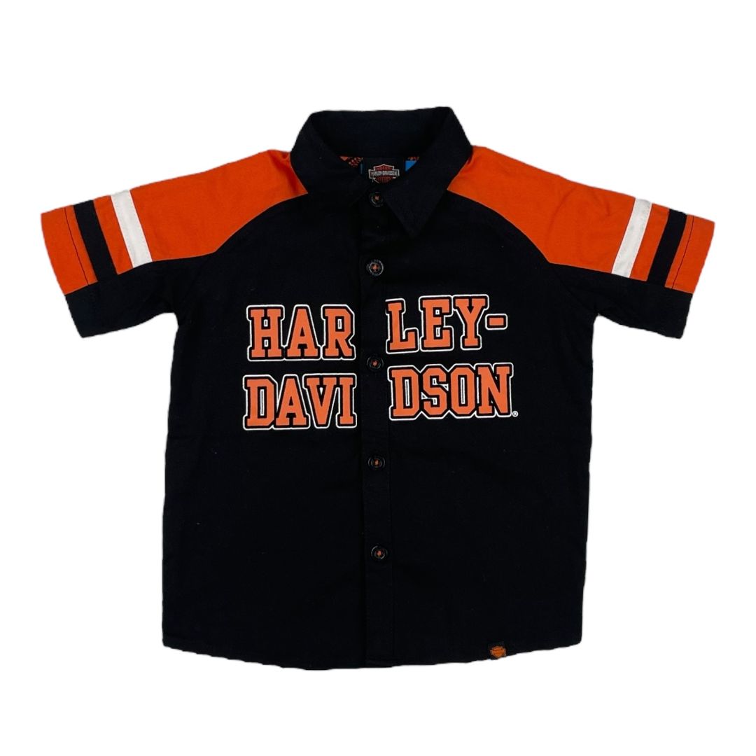 Conjunto X3  HARLEY DAVIDSON  Color Negro y Naranja Talle 12