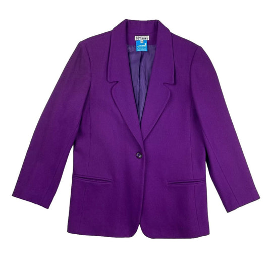 Saco  NY SAKE  Color Violeta Talle 10