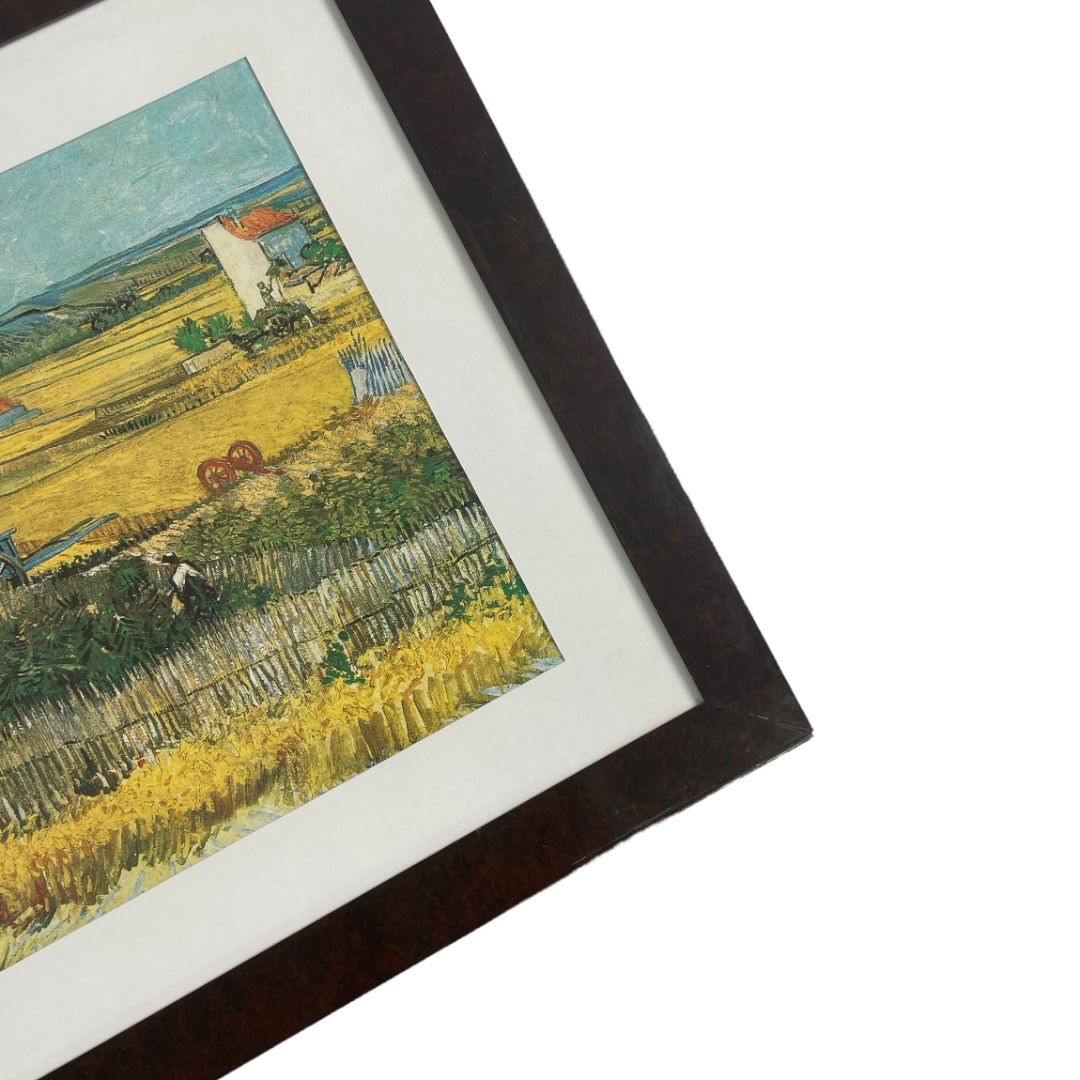 VAN GOGH  Arte con Vidrio  Estilo Paisajismo  Medida 70cm X 55cm
