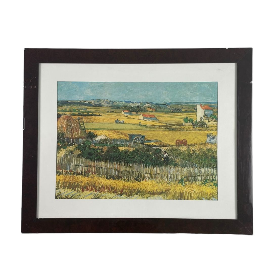 VAN GOGH  Arte con Vidrio  Estilo Paisajismo  Medida 70cm X 55cm