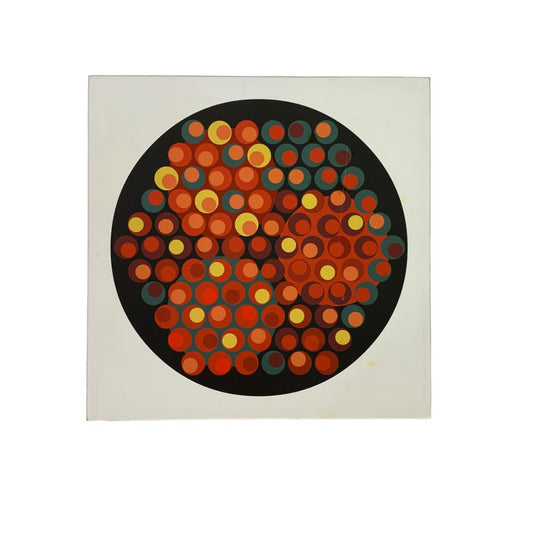 INES GROSS  Arte sin Vidrio  Estilo Abstracto  Obra 34 cm X 34 cm