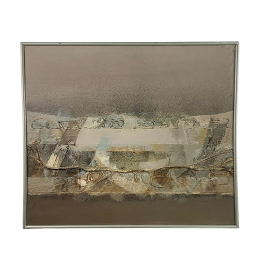 ANONIMO  Arte con Vidrio  Estilo Abstracto  Marco 61 cm X 70 cm Obra 59 cm X 68 cm