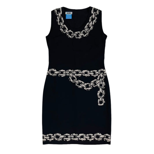 Vestido Sin Manga  MOSCHINO  Color Negro Talle M