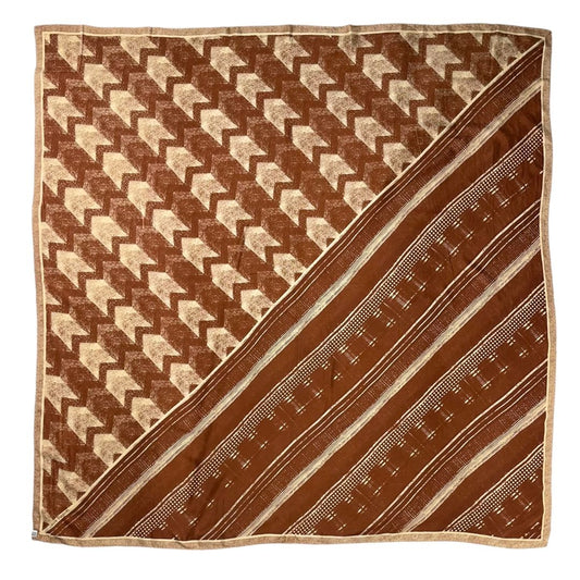 Pañuelo  LAURA BIAGIOTTI  Color Marron Medida 130cm X 130cm