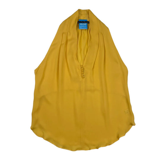 Blusa Sin Mangas  EVANGELINA BOMPAROLA  Color Amarillo Talle M