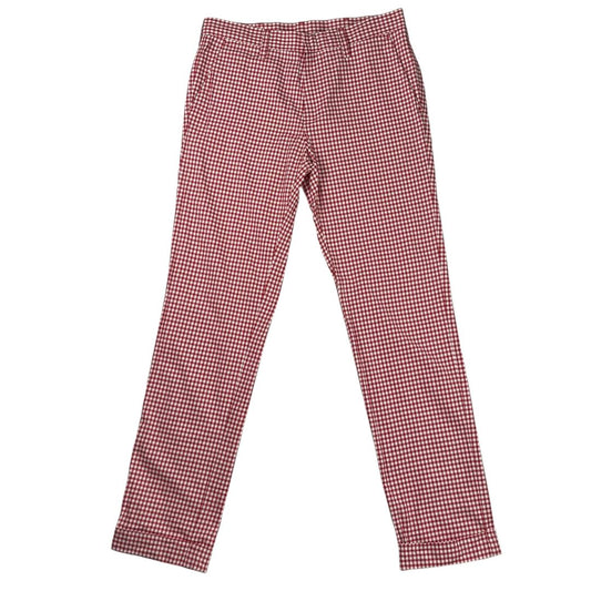 Pantalon  SIN MARCA  Color Varios Cuadros Rojo Talle 32