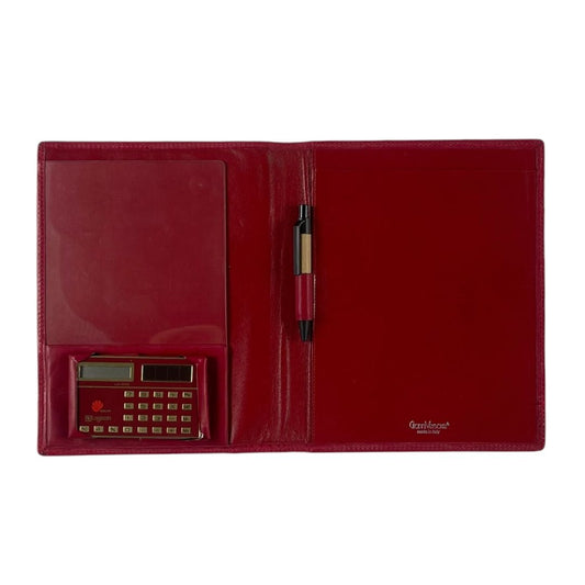 Porta Agenda  VERSACE  Color Rojo Medida 21cm X 16cm