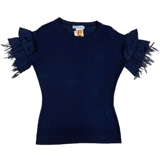 Blusa Manga Corta  BLUMARINE  Color Azul Talle M