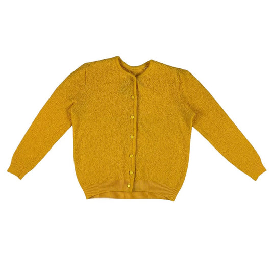 Sweater Abierto  SIN MARCA  Color Amarillo Talle M