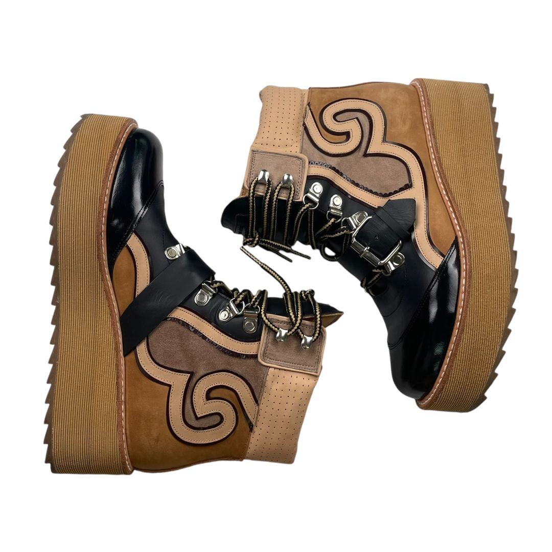 Bota Corta  JAZMIN CHEBAR  Color Varios Marron y Negro Talle 40