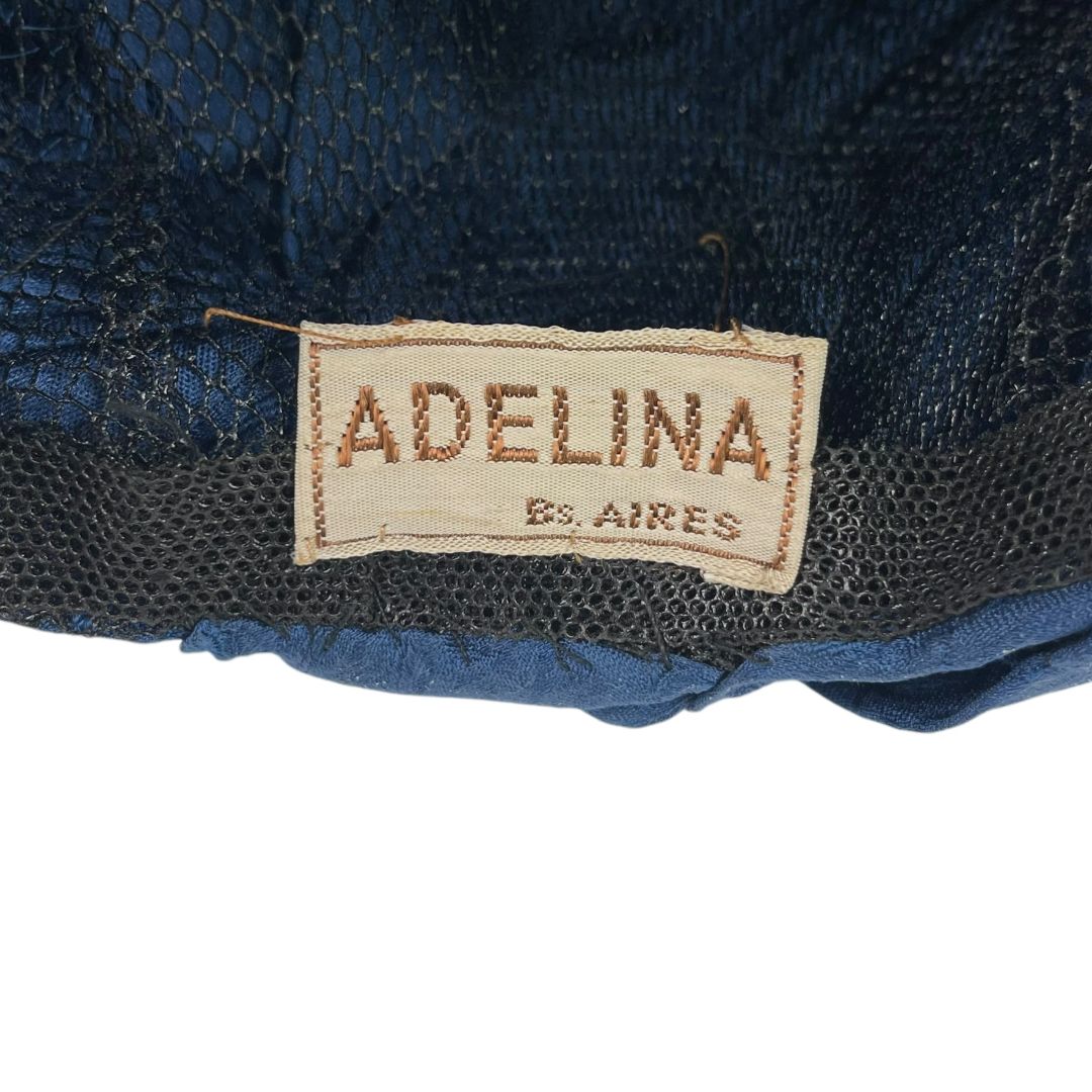 Turbante  ADELINA  Color Celeste Medida 55cm