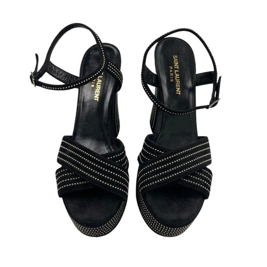 Plataformas  SAINT LAURENT  Color Negro Talle 38,5