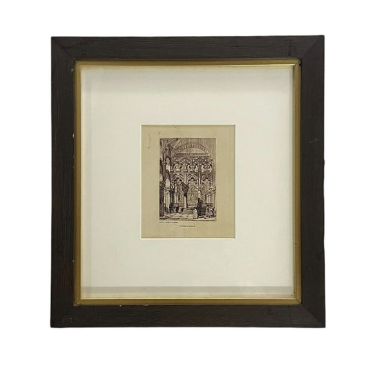 ANONIMO  Arte con Vidrio  Estilo Paisajismo  Medida 25 cm x 25 cm