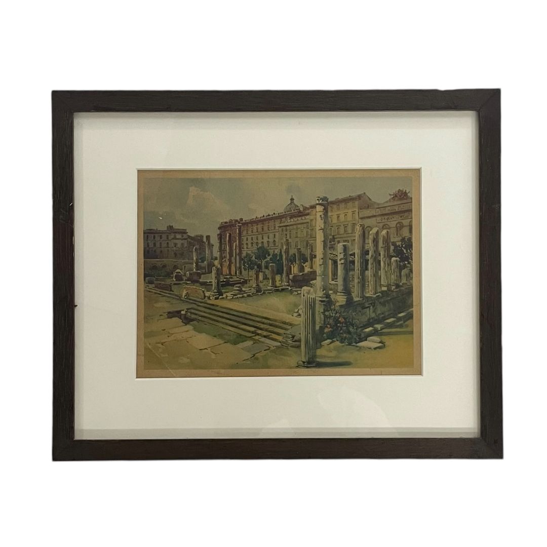 ANONIMO  Arte con Vidrio  Estilo Paisajismo  Medida 30cm X 24cm