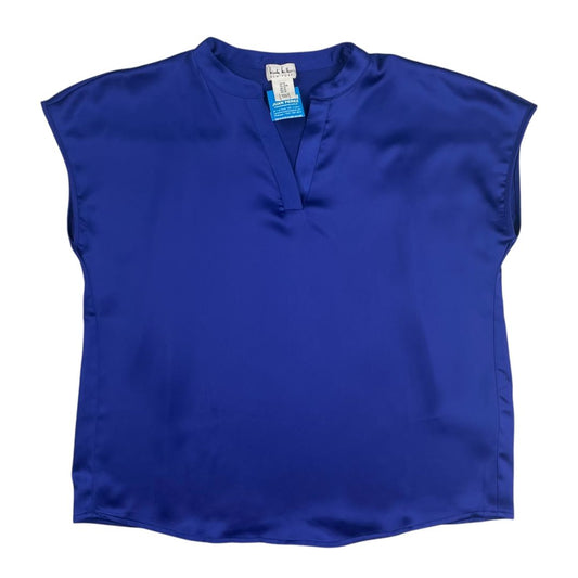 Blusa Manga Corta  NICOLE MILLER  Color Azul Talle M