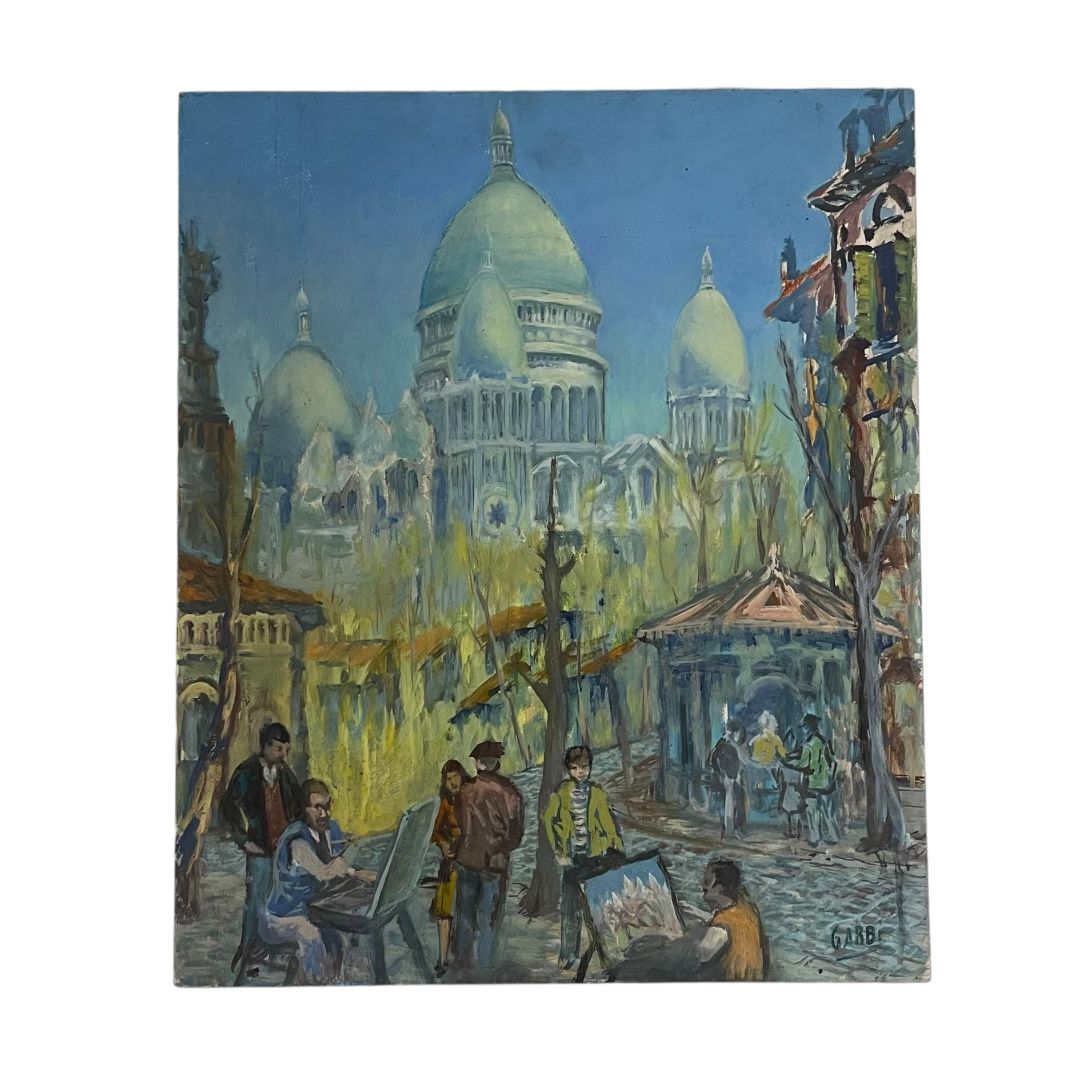 ANONIMO  Arte sin Vidrio  Estilo Paisajismo  Obra 60 cm X 50 cm