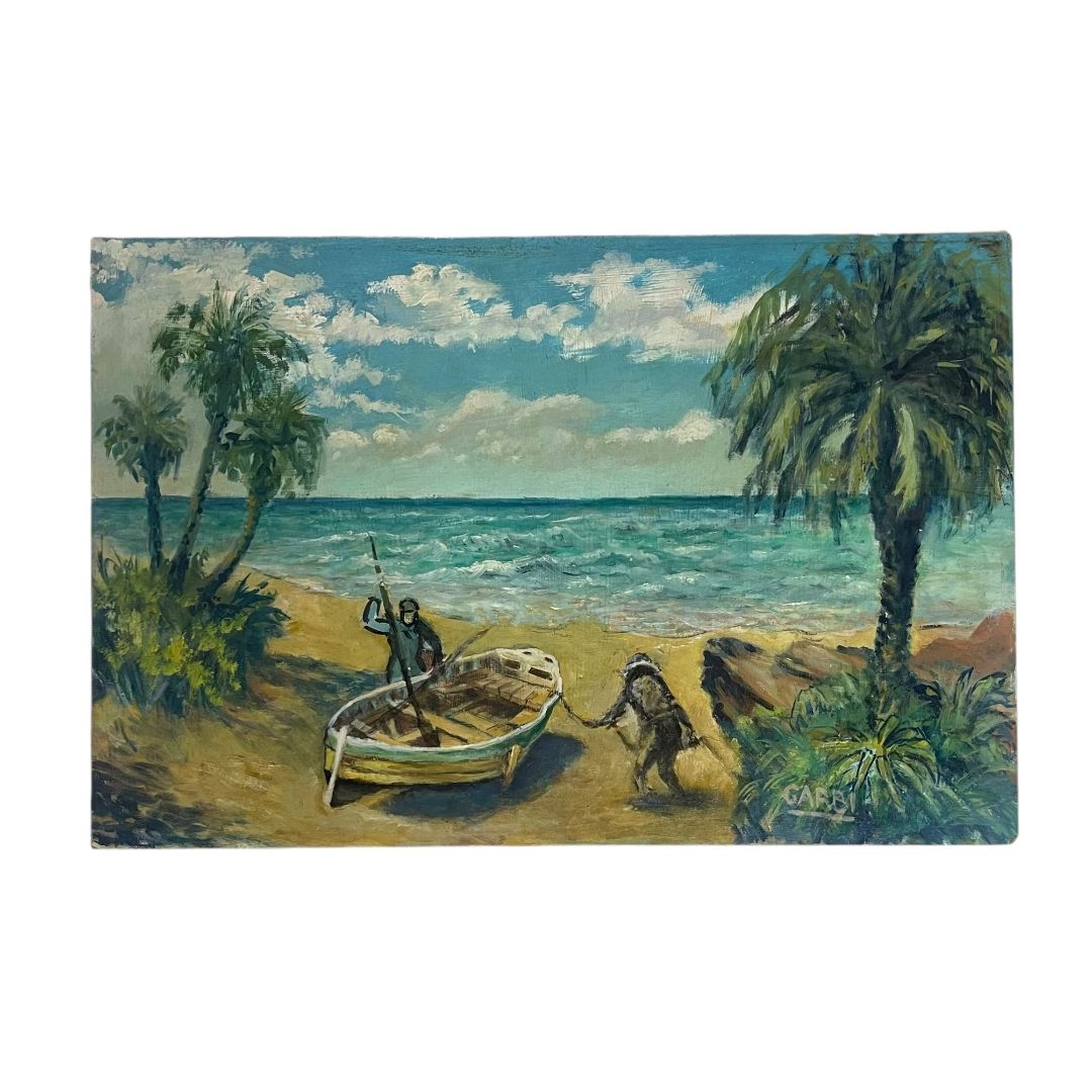 ANONIMO  Arte sin Vidrio  Estilo Paisajismo  Obra 60 cm X 40 cm