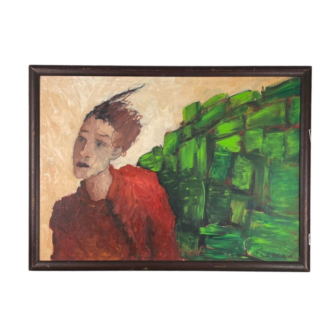 SMITH KIKUCHI  Arte sin Vidrio  Estilo Retrato  Medida 74cm X 55cm