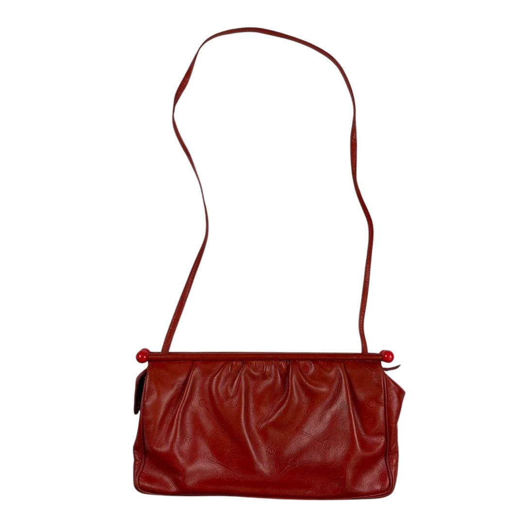 Cartera  FENDI  Rojo Medida 22cm X 13cm