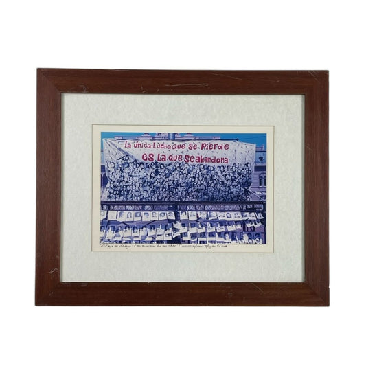Arte con Vidrio  ANONIMO  Estilo Figurativo Medida 52,5cm X 43cm
