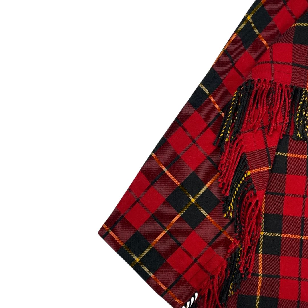 Pollera Media Pierna  UNIQLO  Color Varios Escoces Rojos Talle S