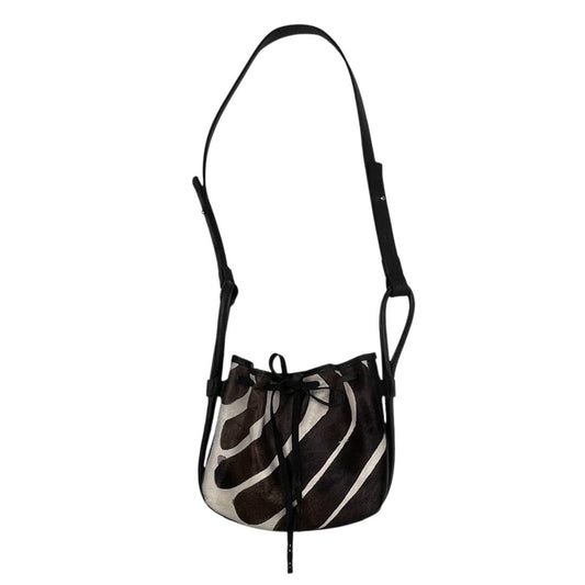 Cartera  LAS CABRERA  Color Marron Y Beige Medida 23cm X 20cm