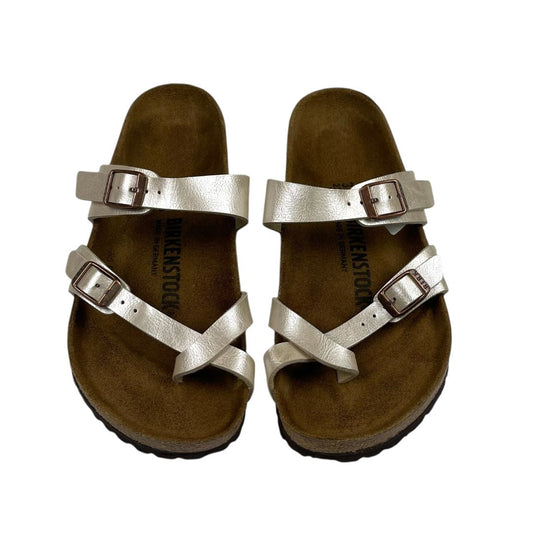 Sandalias  BIRKENSTOCK  Color Beige Talle 35