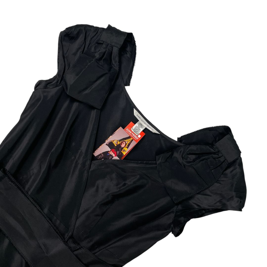 Vestido Sin Manga DIANE VON FÜRSTENBERG Color Negro Talle 6
