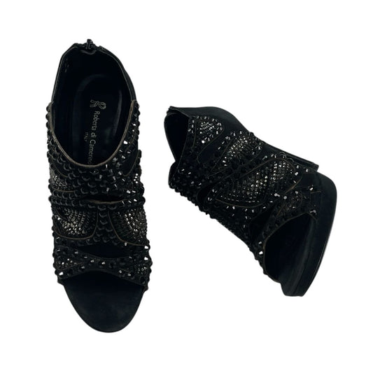 Zapato Taco Alto  ROBERTA DI CAMERINO  Color Negro Talle 38