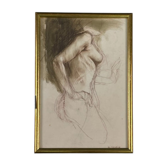 Arte con Vidrio  R. OSORIO  Estilo Figurativo Obra 37 cm X 24 cm Marco 40 cm X 27 cm