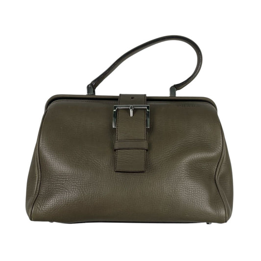 Cartera  PRADA  Color Verde Medida 25cm X 19cm