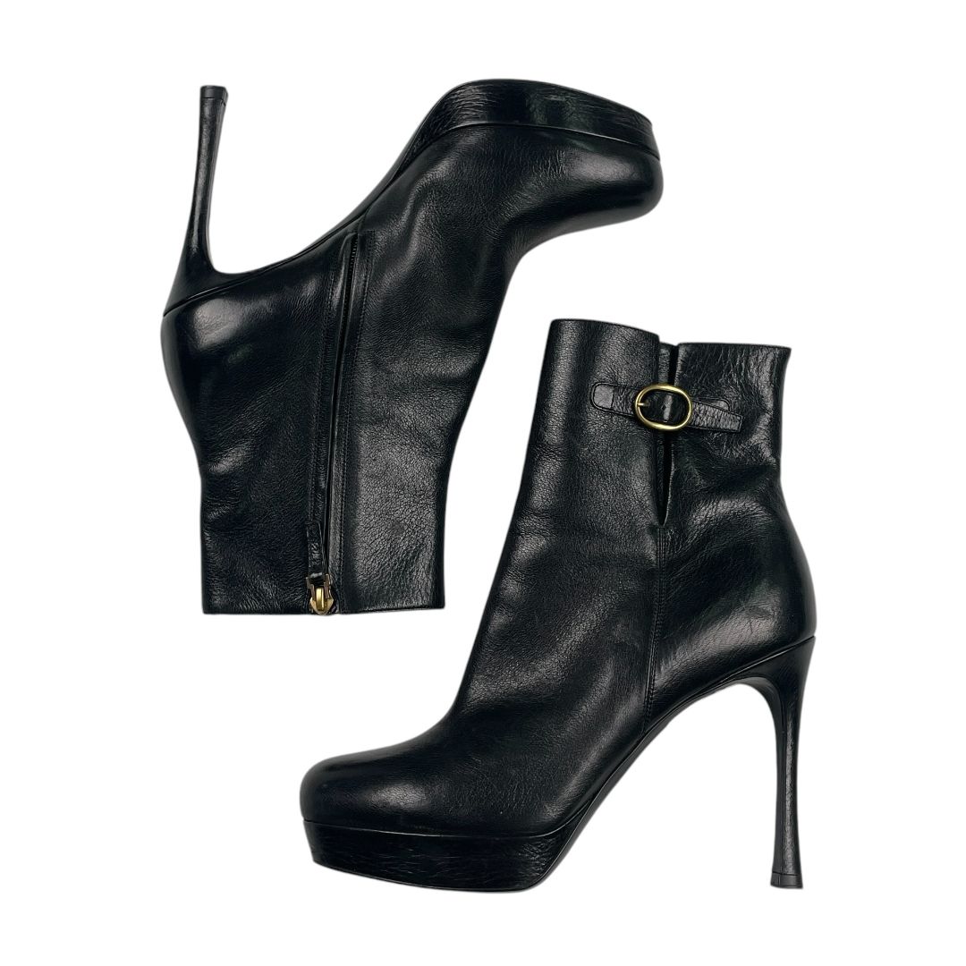 Bota Corta  YSL  Color Negro Talle 39,5