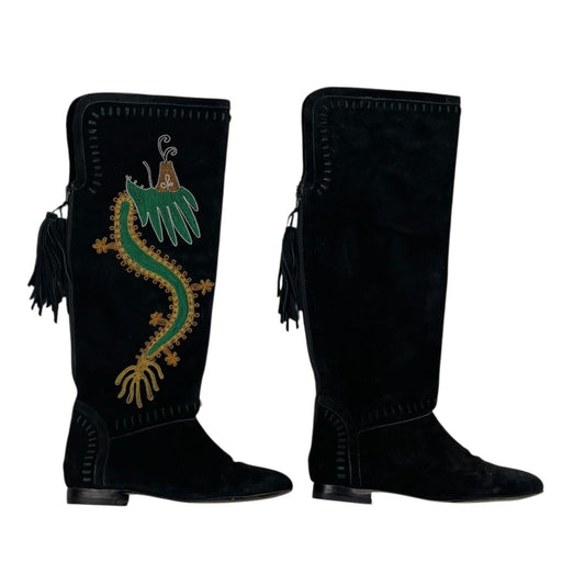 Botas  CHOCOLATE  Color Negro Talle 40