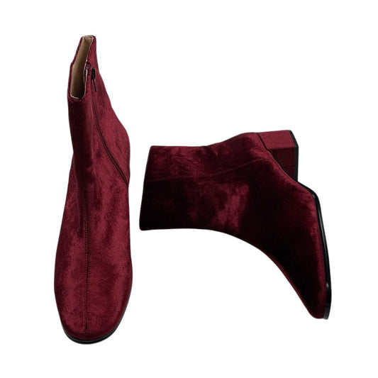 Bota Corta  SIN MARCA  Color Bordeaux Talle 41