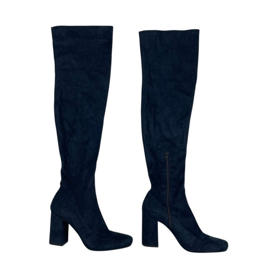 Bota Larga  ZARA  Color Azul Talle 40