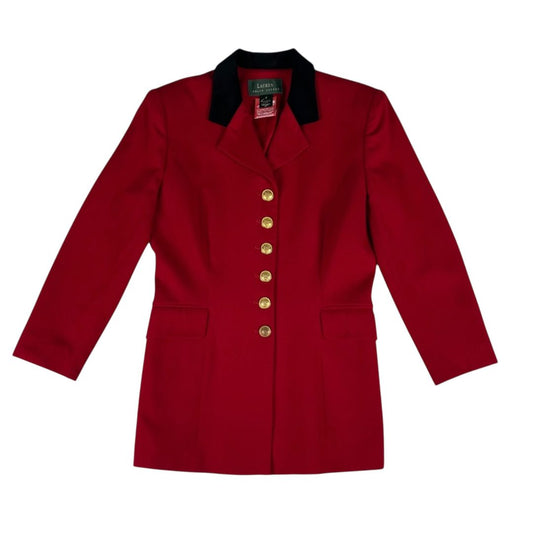 Saco  RALPH LAUREN  Color Rojo Talle 8