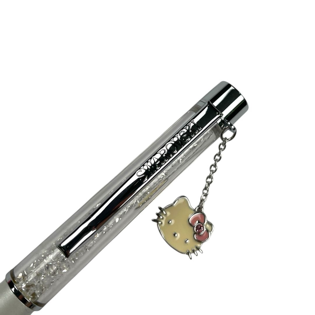 Lapicera  SWAROVSKI  Color Plateado Talle Unico