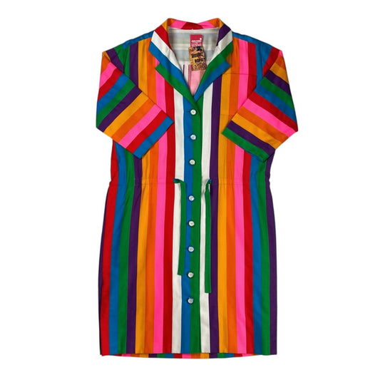 Vestido  SIN MARCA  Color Varios Rayado Talle L